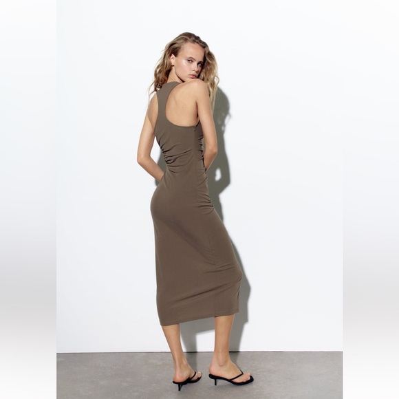 Zara Cut Out Midi Dress - Picture 4 of 10
